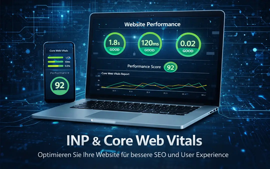 INP und Core Web Vitals - Website Performance optimieren