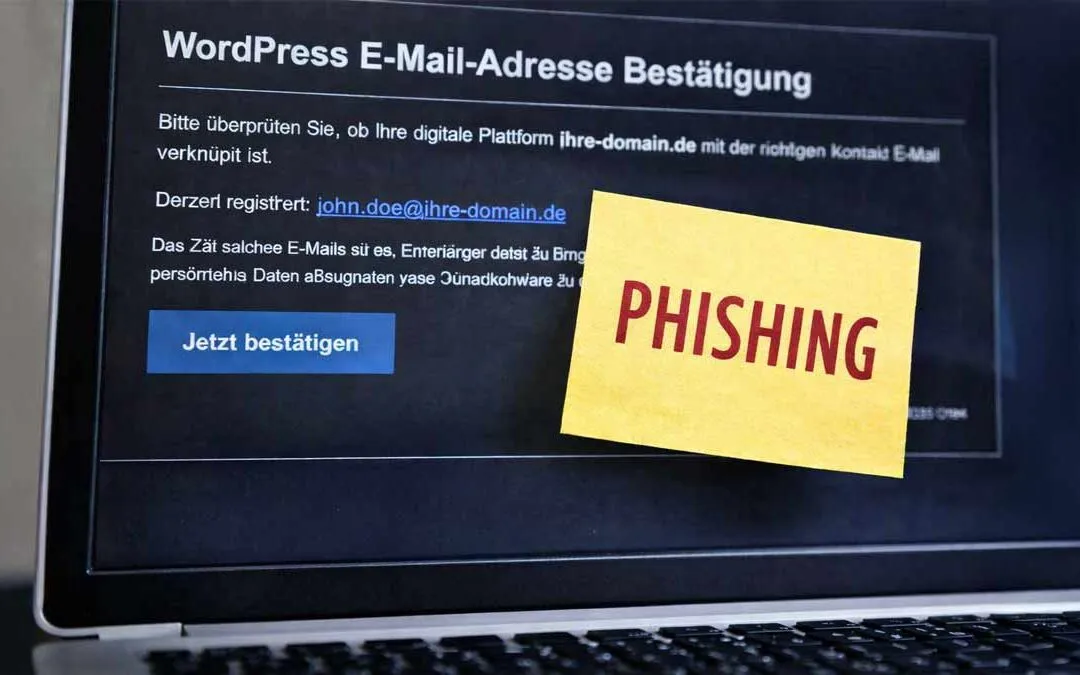 Warnung vor gefälschten WordPress-E-Mails